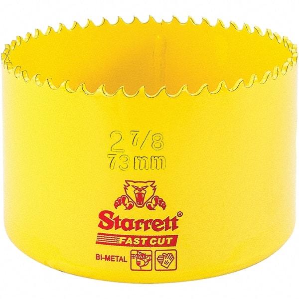 Starrett - 2-7/8" Diam, 1-5/8" Cutting Depth, Hole Saw - High Speed Steel Saw, Toothed Edge - All Tool & Supply