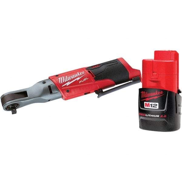 Milwaukee Tool - Cordless Impact Wrenches & Ratchets Voltage: 12.0 Drive Size (Inch): 3/8 - All Tool & Supply