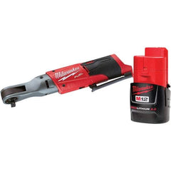 Milwaukee Tool - Cordless Impact Wrenches & Ratchets Voltage: 12.0 Drive Size (Inch): 3/8 - All Tool & Supply