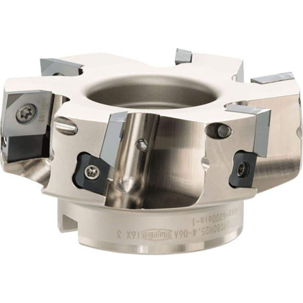 Indexable Square-Shoulder Face Mill:  TFE12R125M31.7-10A,  31.7500″ Arbor Hole Dia, Uses  10,  SEGW Inserts,  Through Coolant,  Series  TFE