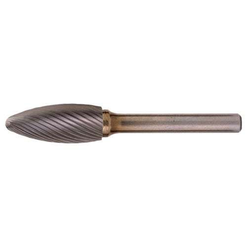 SL-3 Standard Cut Solid Carbide Bur-Cone Radius Shape - Exact Industrial Supply