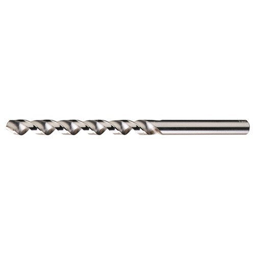 #20 RHS / RHC HSS 118 Degree Radial Point High Helix Taper Length Drill - Bright - Exact Industrial Supply