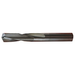 ‎#10 Dia. × 0.194″ Shank × 3/4″ Flute Length × 2-1/2″ OAL, Stub, 118°, Bright, 2xD Flute, Round Solid Carbide Drill