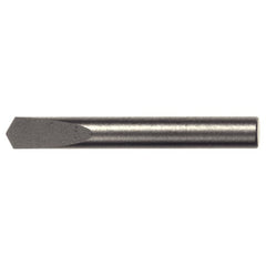 ‎1/8″ Dia. × 1/8″ Shank × 7/16″ Flute Length × 1-1/2″ OAL, 118°, Bright, 2xD Flute, Round Solid Carbide Drill