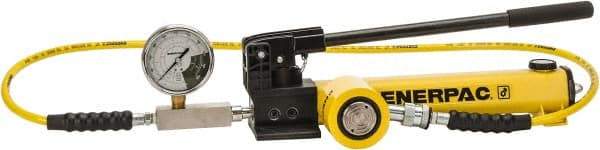 Enerpac - 20 Ton Capacity, Cylinder No. RCS-201, Manual Hydraulic Pump & Cylinder Set - Pump No. P-392 - All Tool & Supply