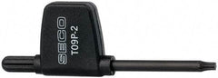 Seco - T9P Torx Plus Drive, Key and Driver for Indexable Tools - Compatible with Anvil Screws - All Tool & Supply