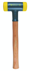 Dead Blow Recoilless Hammer -- 22 oz; Wood Handle; 1-7/16'' Head Diameter - All Tool & Supply