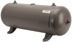 Made in USA - 10 Gallon, 200 Max psi Horizontal Tank - 30" Tank Length x 10" Tank Diam - All Tool & Supply