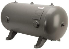 Made in USA - 20 Gallon, 200 Max psi Horizontal Tank - 1-1/2" Inlet, 33" Tank Length x 14" Tank Diam - All Tool & Supply