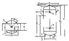 Made in USA - 120 Gallon, 200 Max psi Vertical Tank with Plate - 2" Inlet, 46" Tank Length x 30" Tank Diam - All Tool & Supply