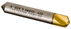 Kennametal - 15mm Body Diam, 118°, 44.5mm OAL, Solid Carbide Spotting Drill - All Tool & Supply