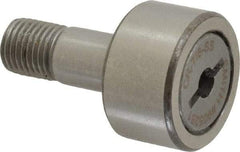 Accurate Bushing - 7/8" Roller Diam x 1/2" Width, 3/8" Stud Diam x 7/8" Length, Stud Cam Follower - Stainless Steel, 3/8" Thread Length, 3/8-24 Thread, 1-3/8" OAL, 1,245 Lb Dynamic Cap - All Tool & Supply