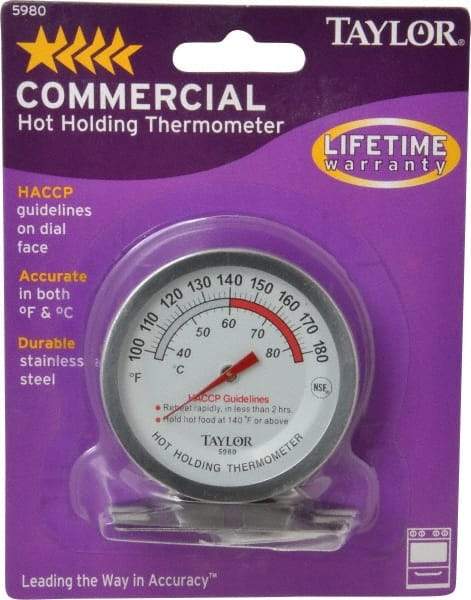 Taylor - Cooking & Refrigeration Thermometers Type: Cooking Thermometer Maximum Temperature (F): 180 - All Tool & Supply