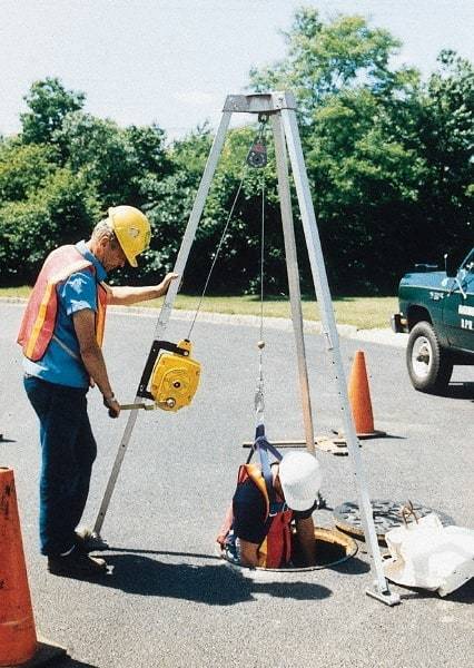 Gemtor - Confined Space Entry & Retrieval Systems Hoist Type: Tripod Hoist Base: Portable - All Tool & Supply