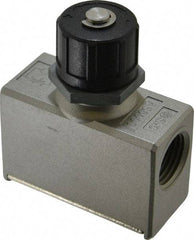 SMC PNEUMATICS - 1/2" Male NPT x 1/2" Female NPT Flow & Speed Control Valve - Inline Type - All Tool & Supply