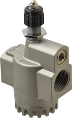 SMC PNEUMATICS - 1" Male NPT x 1" Female NPT Flow & Speed Control Valve - Inline Type - All Tool & Supply