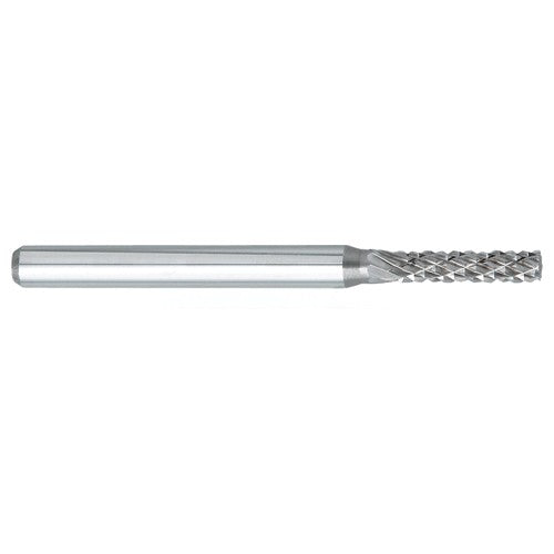 ‎SM-41 -3mm × 8mm LOC × 6mm Shank × 50mm OAL 12 Degree Included Angle Carbide Medium Tough Cut Burr - All Tool & Supply