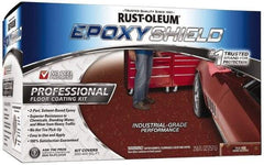 Rust-Oleum - 2 Gal (2) One Gallon Cans Gloss Tile Red 2 Part Epoxy Floor Coating - <250 g/L VOC Content - All Tool & Supply