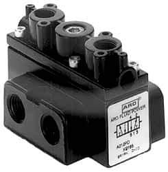 ARO/Ingersoll-Rand - 3/8" Inlet x 3/8" Outlet, Pilot Actuator, Pilot Return, 2 Position, Body Ported Solenoid Air Valve - 63 CFM, 1.7 CV, 4 Way, 150 psi, 3-1/2" Long x '2-1/2" Wide x 3-5/8" High, 0 to 180°F - All Tool & Supply