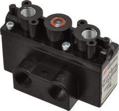 ARO/Ingersoll-Rand - 1/4" Inlet x 1/4" Outlet, Pilot Actuator, Pilot Return, 3 Position, Body Ported Solenoid Air Valve - 54 CFM, 1.5 CV, 4 Way, 150 psi, 2-15/16" Long x 1-15/16" Wide x 1-13/16" High, 0 to 180°F - All Tool & Supply