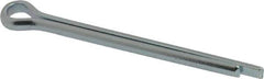 Value Collection - 1/4" Diam x 3" Long Extended Prong Cotter Pin - Grade 2, Zinc-Plated, Steel - All Tool & Supply