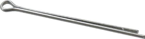 Value Collection - 1/16" Diam x 1-1/2" Long Extended Prong Cotter Pin - Grade 2, Zinc-Plated, Steel - All Tool & Supply