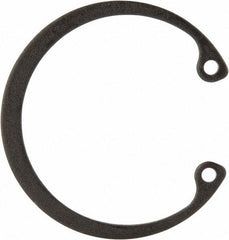 Value Collection - 1-5/16" Nominal, 0.05" Thick, Phosphate Finish, Spring Steel Snap Internal Retaining Ring - 0.056" Groove Width, 0.042" Groove Depth, 1.396" Groove Diam - All Tool & Supply