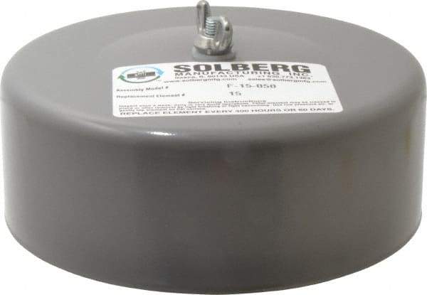 Made in USA - 1/2" Port, 4" High x 6" Wide, FRL Filter - 10 SCFM, 220°F Max - All Tool & Supply