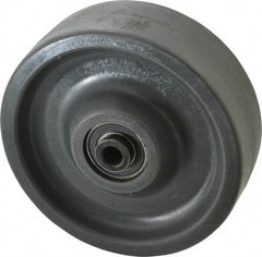 Albion - 6 Inch Diameter x 2 Inch Wide, Polyurethane Caster Wheel - 1,400 Lb. Capacity, 2-7/16 Inch Hub Length, 1/2 Inch Axle Diameter, Precision Ball Bearing - All Tool & Supply