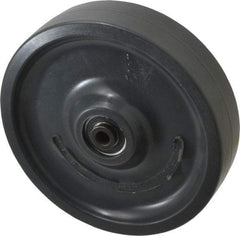 Albion - 8 Inch Diameter x 2 Inch Wide, Polyurethane Caster Wheel - 1,200 Lb. Capacity, 2-7/16 Inch Hub Length, 1/2 Inch Axle Diameter, Precision Ball Bearing - All Tool & Supply