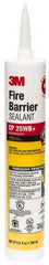 3M - 27 oz Cartridge Red Acrylic & Latex Joint Sealant - -20 to 180°F Operating Temp, 10 min Tack Free Dry Time, Series CP 25WB - All Tool & Supply