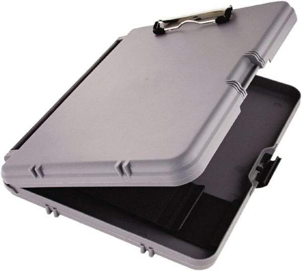 Saunders - 2-1/8" Long x 10-3/4" Wide, Clip Board - Charcoal & Gray - All Tool & Supply