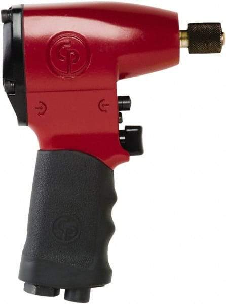 Chicago Pneumatic - 1/4" Drive, 7,000 RPM, 12 Ft/Lb Torque Impact Wrench - Pistol Grip Handle, 2,100 IPM, 8 CFM, 90 psi, 1/4" NPT Inlet - All Tool & Supply