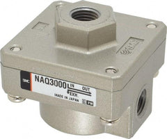 SMC PNEUMATICS - 1/4" NPTF Quick Exhaust Valve - 7 to 150 psi - All Tool & Supply