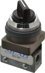 Mead - 3 Way Pilot Air Valve - 1/8" NPT Inlet, Two Position - All Tool & Supply