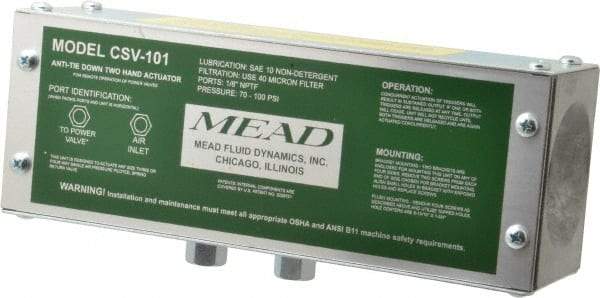 Mead - Standard Air Pilot Two Hand Control Unit - 120 Max psi - All Tool & Supply