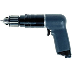 Ingersoll-Rand - 3/8" Keyed Chuck - Pistol Grip Handle, 3,950 RPM, 0.51 hp, 90 psi - All Tool & Supply