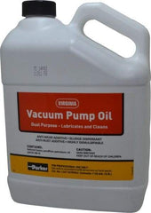 Parker - 1 Gal Container, Mineral Vacuum Pump Oil - ISO 68, 68 cSt at 40°C, 8.85 cSt at 100°C - All Tool & Supply