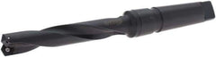 Allied Machine and Engineering - Series 1.5, 7/8" Max Diam, 4MT Taper Shank, Helical Flute Spade Drill - 4-3/4" Max Depth, 6-21/64" Body Length, 10-3/4" OAL, Standard Length, Through Coolant - All Tool & Supply