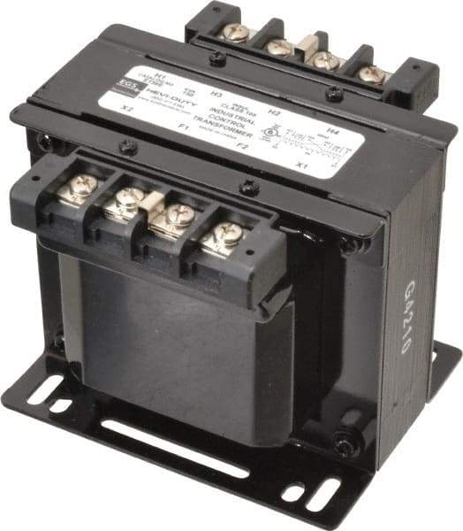 Sola/Hevi-Duty - 1 Phase, 0.15 kVA, Control Transformer - 2 Input, 1 Output Winding, 60 Hz, 4.48 Inch Deep x 3.89 Inch High, 131°F Temp Rise - All Tool & Supply