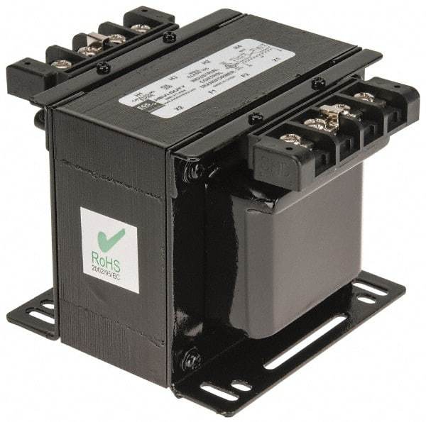 Sola/Hevi-Duty - 1 Phase, 1/4 kVA, Control Transformer - 2 Input, 1 Output Winding, 60 Hz, 5.21 Inch Deep x 3.89 Inch High, 131°F Temp Rise - All Tool & Supply