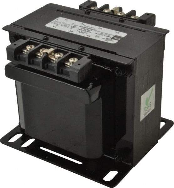 Sola/Hevi-Duty - 1 Phase, 0.35 kVA, Control Transformer - 2 Input, 1 Output Winding, 60 Hz, 5.53 Inch Deep x 4.53 Inch High, 131°F Temp Rise - All Tool & Supply