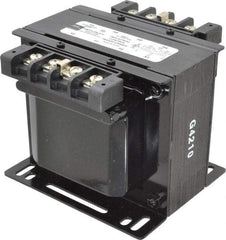 Sola/Hevi-Duty - 1 Phase, 0.2 kVA, Control Transformer - 2 Input, 1 Output Winding, 60, 50/60 at 220 V x 440 V, 50/60 at 230 V x 460 V Hz, 4.79 Inch Deep x 3.89 Inch High, 131°F Temp Rise - All Tool & Supply