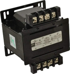 Sola/Hevi-Duty - 1 Phase, 1/4 kVA, Control Transformer - 2 Input, 1 Output Winding, 60, 50/60 at 220 V x 440 V, 50/60 at 230 V x 460 V Hz, 5.21 Inch Deep x 3.89 Inch High, 131°F Temp Rise - All Tool & Supply