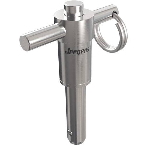 16 mm Pin Diameter, 50 mm Grip Length, Heavy Duty T-Handle Kwik-Lok Pin, Stainless Steel