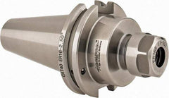 Accupro - 0.02" to 0.433" Capacity, 2-1/2" Projection, CAT40 Taper Shank, ER16 Collet Chuck - 0.0002" TIR, Through-Spindle & DIN Flange Coolant - Exact Industrial Supply