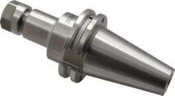 Accupro - 0.02" to 0.433" Capacity, 3-1/2" Projection, CAT40 Taper Shank, ER16 Collet Chuck - 0.0002" TIR, Through-Spindle & DIN Flange Coolant - Exact Industrial Supply