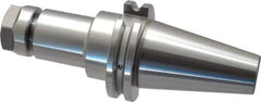 Accupro - 0.039" to 0.511" Capacity, 4" Projection, CAT40 Taper Shank, ER20 Collet Chuck - 0.0002" TIR, Through-Spindle & DIN Flange Coolant - Exact Industrial Supply