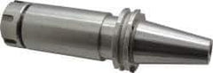 Accupro - 0.078" to 0.787" Capacity, 6" Projection, CAT40 Taper Shank, ER32 Collet Chuck - 0.0002" TIR, Through-Spindle & DIN Flange Coolant - Exact Industrial Supply