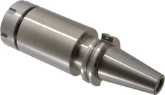 Accupro - 0.118" to 1.181" Capacity, 6" Projection, CAT40 Taper Shank, ER40 Collet Chuck - 0.0002" TIR, Through-Spindle & DIN Flange Coolant - Exact Industrial Supply